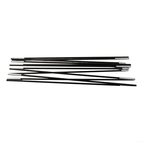 Fiberglas Camping Zelt Stützstangen Ersatzstangen Kit Outdoor Zelt Rahmen Zubehör Faltbare Stangen Set mit elastischer Schnur für Einzel-, Doppel-, 3-4-Personen-Zelt (310) von Vilgftyiet