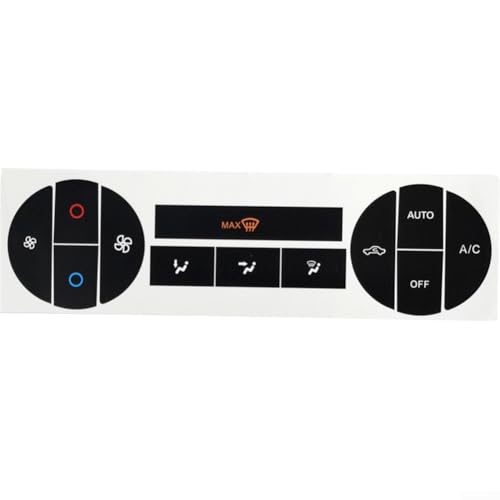 Für Ford Mondeo AC Button Repair Decals Enhanced Visibility and Easy Installation Für Ford Mondeo AC Button Repair Decals Enhanced Visibility and Easy Installation von Vilgftyiet