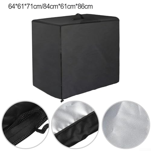 Für Intex für klare Pool-Sandfilterpumpenabdeckung mit wasserdichtem Oxford-Tuch, Zugang für Schlauch und sicherem, verstellbarem Kordelzug unten (84 cm x 61 cm x 86 cm) von Vilgftyiet