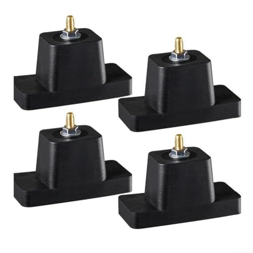 Gummi-Anti-Vibrations-Halterungen, 4 Stück, für Klimaanlage, robuste Stoßdämpfer-Basis für Geräuschreduzierung und stabile Installation Gummi-Anti-Vibrations-Halterungen, 4 Stück, für Klimaanlage, robuste Stoßdämpfer-Basis für Geräuschreduzierung und stabile Installation von Vilgftyiet