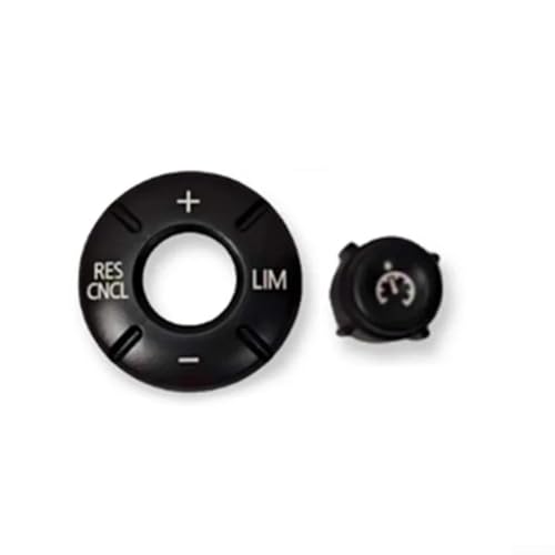 Lenkrad-Lautstärkeschalter-Tastenabdeckung kompatibel für BMW für MINI Cooper F54 F55 F56 F57 F60 2014–2021, schwarzes Kunststoff-Innenverkleidung Zubehör für Clubman Countryman, antihaftbeschichtetes Lenkrad-Lautstärkeschalter-Tastenabdeckung kompatibel für BMW für MINI Cooper F54 F55 F56 F57 F60 2014–2021, schwarzes Kunststoff-Innenverkleidung Zubehör für Clubman Countryman, antihaftbeschichtetes von Vilgftyiet