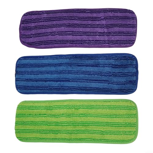Mikrofaser Power Mop Ersatzpads kompatibel für Swiffer PowerMop 38,1 cm maschinenwaschbare Bodenreinigungspads für Hartholz, Laminat, Fliesen, Stein von Vilgftyiet