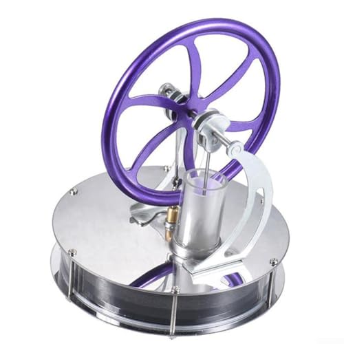 Niedrigtemperatur-Stirlingmotor-Modell, pädagogisches Werkzeug für Prinzipienverständnis (lila) von Vilgftyiet