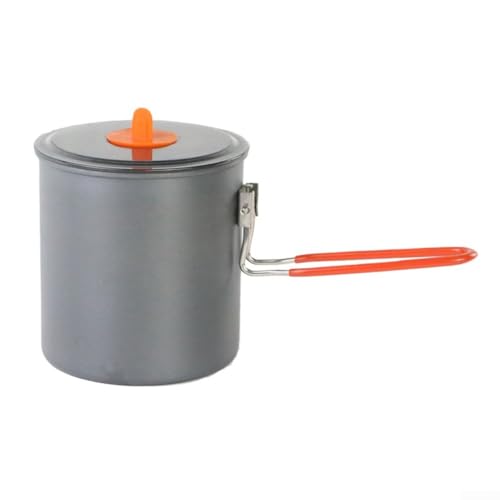 Outdoor Camping Kochtopf 1000 ml Aluminiumlegierung Tragbarer Milch Tee Kaffee Wasserkocher mit faltbarem Griff für Wandern Rucksackreisen Picknick Leichtes Kochgeschirr Set Hitzebeständig Reise Topf Outdoor Camping Kochtopf 1000 ml Aluminiumlegierung Tragbarer Milch Tee Kaffee Wasserkocher mit faltbarem Griff für Wandern Rucksackreisen Picknick Leichtes Kochgeschirr Set Hitzebeständig Reise Topf von Vilgftyiet