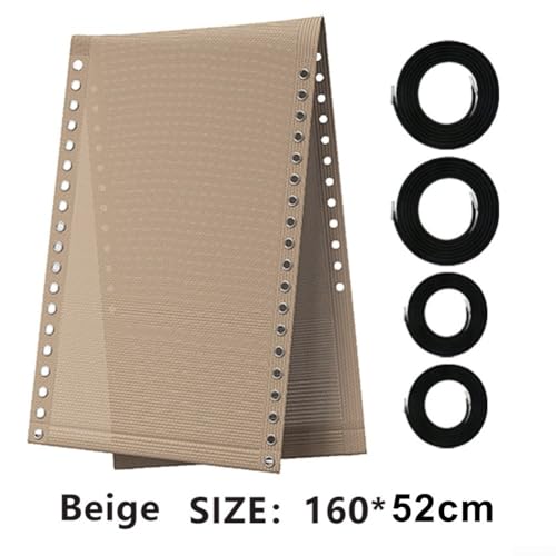 Outdoor Gravity Chair Recliner Fabric Replacement with Rope Straps Breathable Material Compatible with Lounge Chairs for Camping (Beige) von Vilgftyiet