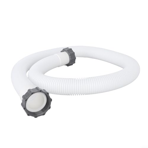 Poolschlauch Ersatzschlauch 3,8 cm Durchmesser Schlauch für Intex Soft Side Pool 59 Zoll 29060E Pumpenschlauch und Mutter Set von Vilgftyiet