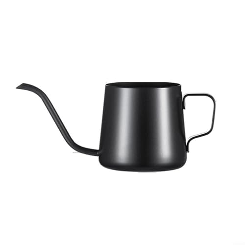 Pour Over Kettle, 350/600ml Stainless Steel Gooseneck Coffee Kettle, Long Narrow Spout Coffee Pot Hand Drip Kettle Pour Over Coffee And Tea Pot (Black 250ml) von Vilgftyiet