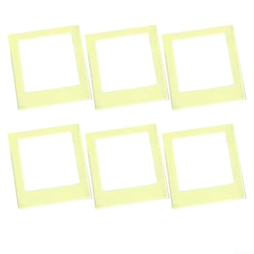 Quadratische magnetische Bilderrahmen für Instax Square Film mit Acryl Design, perfekt für die Anzeige von Fotos auf Metalloberflächen wie Kühlschränken und Schließfächern, 6er Set (Grüner Tee) Quadratische magnetische Bilderrahmen für Instax Square Film mit Acryl Design, perfekt für die Anzeige von Fotos auf Metalloberflächen wie Kühlschränken und Schließfächern, 6er Set (Grüner Tee) von Vilgftyiet