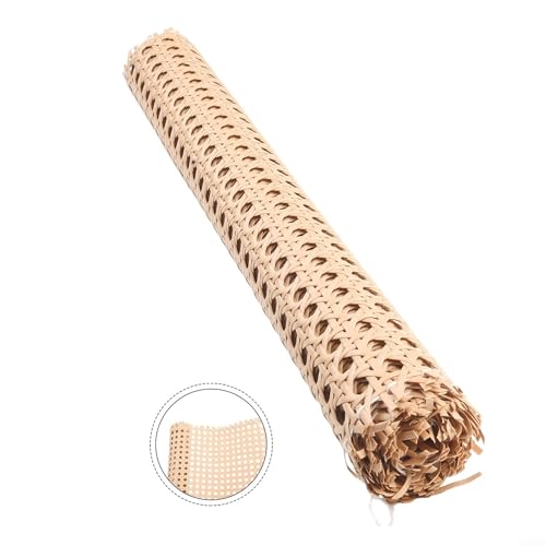 Rattan Cane Gurtband Rolle, Rattan Caning Material für Stühle und Schränke, gewebtes offenes Mesh Korbgeflecht Reparaturset für Heimwerker-Projekte und Möbel (A) von Vilgftyiet