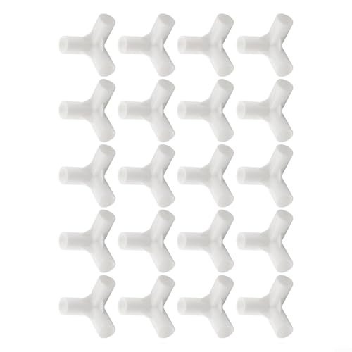 Reliable Gear Set mit zehn Zeltstangen Tees mit einer Größe von I D 16 mm, perfekt geeignet für Gärten und Haustiere von Vilgftyiet