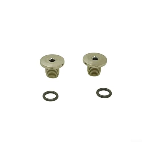 Road Handle Oil Injection Screw Titanium Bleed Bolt Compatible with R7000 R8000 R7020 R8020 R9120 R9170 (B-Silver 2pcs) von Vilgftyiet