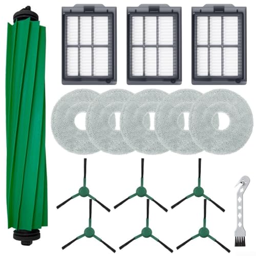 Roboter-Staubsauger-Ersatzteil-Set für Roomba Plus 405 für Combo-Serie mit Hauptbürste, Seitenbürsten für HEPA-Filter, Mikrofaser-Wischmopp-Pads, Reinigungswerkzeug-Set Roboter-Staubsauger-Ersatzteil-Set für Roomba Plus 405 für Combo-Serie mit Hauptbürste, Seitenbürsten für HEPA-Filter, Mikrofaser-Wischmopp-Pads, Reinigungswerkzeug-Set von Vilgftyiet