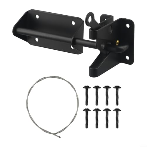 Robustes Torriegel-Set für Garten und Pool, automatischer Selbstverriegelungsmechanismus für Metalltore und Zäune Robustes Torriegel-Set für Garten und Pool, automatischer Selbstverriegelungsmechanismus für Metalltore und Zäune von Vilgftyiet