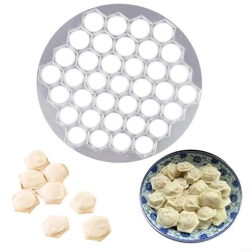 Vilgftyiet Russischer Teigtaschenmacher aus Edelstahl, Pelmeni aus Metall mit Ravioli-Nudelrad, sicher und bequem zu bedienen Vilgftyiet Russischer Teigtaschenmacher aus Edelstahl, Pelmeni aus Metall mit Ravioli-Nudelrad, sicher und bequem zu bedienen von Vilgftyiet
