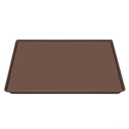 Rutschfeste Silikonmatte für Kaffeemaschinen, groß, hitzebeständig, wasserdicht, Thekenschutz mit erhöhtem Rand, 40 x 50 cm (Kaffee) von Vilgftyiet