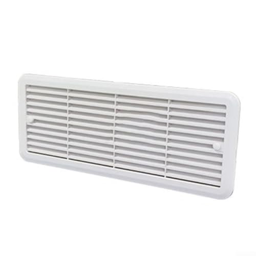 Rv Vent Fan,Rv Exhaust Fan:RV Refrigerator Vent Mounting Grille 483X186mm ABS Ventilation Cover For Campervan Wohnmobil Caravan Cooling System Replacement Part 62445480 (White) von Vilgftyiet