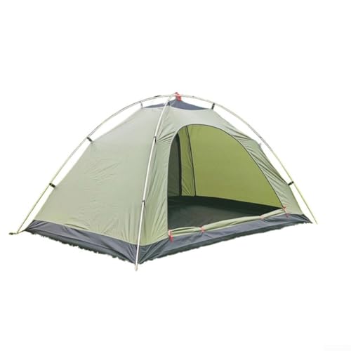 Selbsttragendes Outdoor-Camping-Zelt mit insektensicherem Netz, wasserdichter 210D-Oxford-Basis, kompakte gefaltete Größe und Stangen aus Luftfahrt-Aluminium für einfachen Transport (grün) von Vilgftyiet