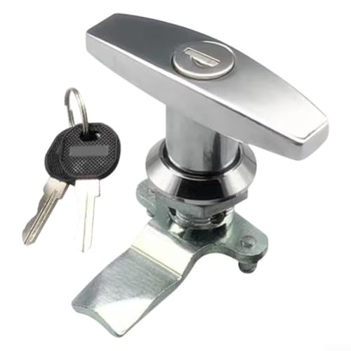 Sicherer T-Griff-Mechanismus für Luftreiniger und Schränke, Schlüsselzugang (Silber) von Vilgftyiet