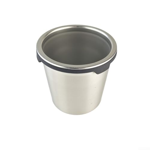 Siebträger Kaffeefilterkorb für ES601 655 ES701 Kaffeemaschinen, Edelstahl-Design sorgt für feine Filterung und gleichmäßigen Kaffeegeschmack (vier Tassen) von Vilgftyiet