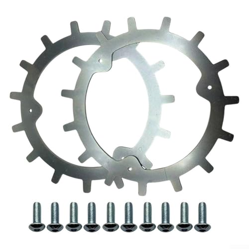 Spikes für Mammotion Yuka Mini – Anti-Rutsch-Spikes-Set – Edelstahl Mähroboter Spikes – inklusive 2 Anti-Rutsch-Nägel + 8 Schrauben Spikes für Mammotion Yuka Mini – Anti-Rutsch-Spikes-Set – Edelstahl Mähroboter Spikes – inklusive 2 Anti-Rutsch-Nägel + 8 Schrauben von Vilgftyiet