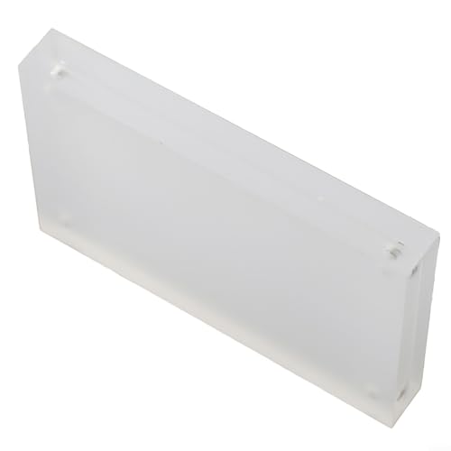Transparenter Acryl-Fotohalter mit starkem Magnet-Design, perfekte Ergänzung für Ihren Schreibtisch oder Wohnraum (10 x 15 cm) von Vilgftyiet