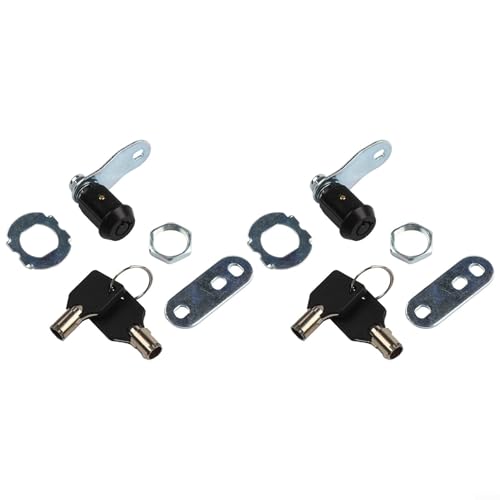 Türschlösser mit Schlüssel, Wohnmobil-Nockenschloss, Set für Ablagefach und Werkzeugkasten-Sicherheit, 2,2 cm, 2 Stück Türschlösser mit Schlüssel, Wohnmobil-Nockenschloss, Set für Ablagefach und Werkzeugkasten-Sicherheit, 2,2 cm, 2 Stück von Vilgftyiet