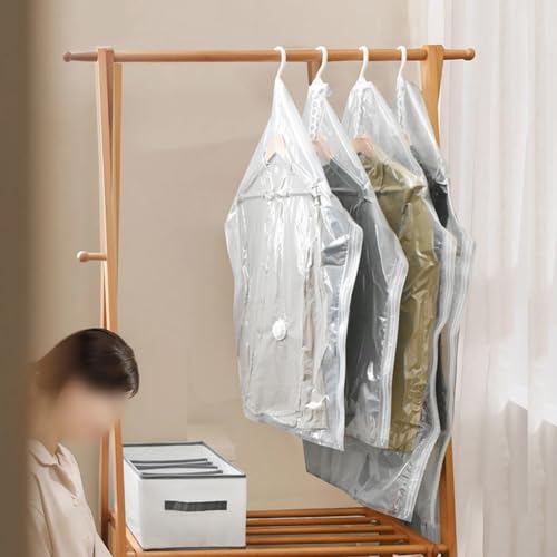 Vakuumbeutel für elektrische Pumpen, 4 Stück, für Kleidung, Kompression mit wasserdichtem Material für Schrank und Reisen, Organisation von Oberbekleidung und Jacken von Vilgftyiet