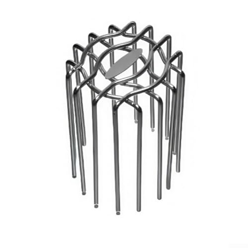 Vilgftyiet 304 Edelstahl Runde Dachbodenablaufabdeckung Große Verdrängung Balkon Drainage Guard Mesh Sieb für Balkon Garten Outdoor Fallrohr Regenrohr Schutzsystem (63 mm) von Vilgftyiet