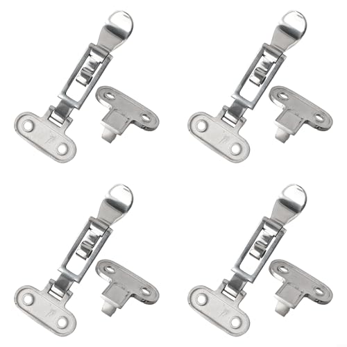 Vilgftyiet 316 Edelstahl, leise und stoßfest, Bootsverriegelung für Marine-Anwendungen, mit tiefem Loch-Design und hochglanzpolierter Rostschutz-Finish (4) von Vilgftyiet