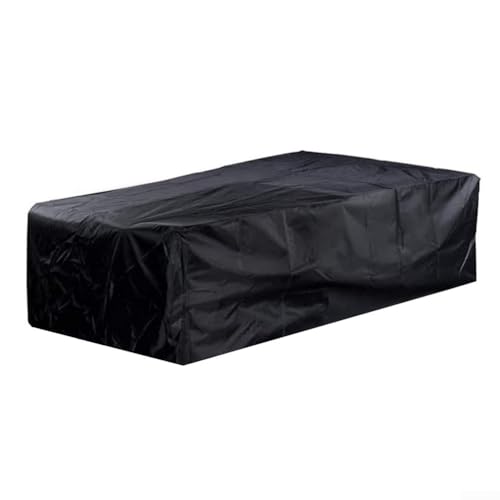 Vilgftyiet 420D Oxford Fabric Foosball Table Cover Outdoor Waterproof Furniture Protection 63x45.3x19.7 Inch Gray Black (black) von Vilgftyiet