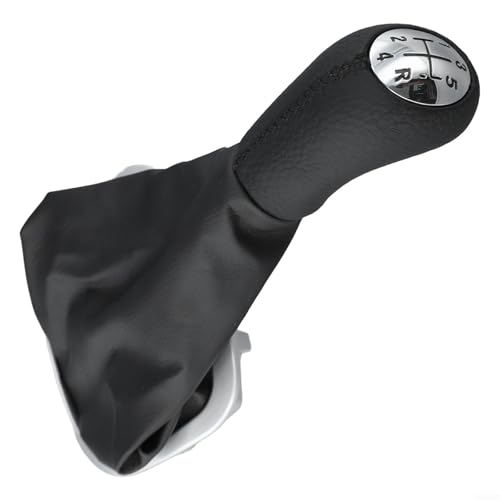 Vilgftyiet 5-Gang Schaltgetriebe Schaltknauf für Renault Clio III 2005-2012 Schwarz Leder Kunststoff Abdeckung Innenraum Ersatzteil OEM 8200079112 Vilgftyiet 5-Gang Schaltgetriebe Schaltknauf für Renault Clio III 2005-2012 Schwarz Leder Kunststoff Abdeckung Innenraum Ersatzteil OEM 8200079112 von Vilgftyiet