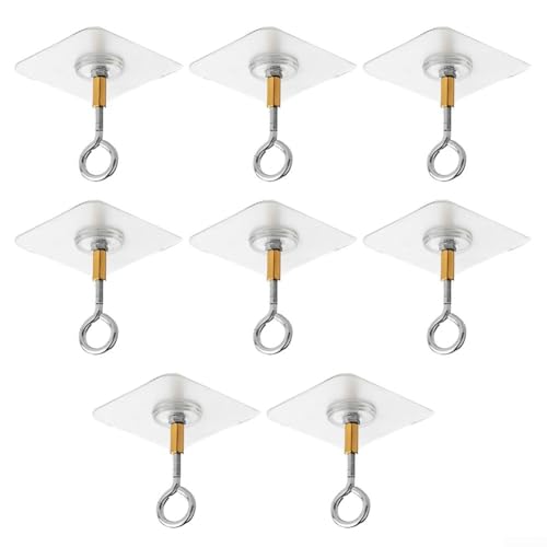 Vilgftyiet 8-teiliges Hakenset für kleine dekorative Laternen und Schmuck-Wandhalterungshaken, um Platz zu sparen Vilgftyiet 8-teiliges Hakenset für kleine dekorative Laternen und Schmuck-Wandhalterungshaken, um Platz zu sparen von Vilgftyiet