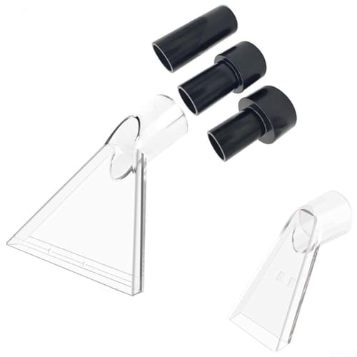 Vilgftyiet Bodendüse Teppichreiniger Schwenkkopf mit transparenten Schaberspitzen und Adaptern für Staubsauger Sofa Reinigung (C) von Vilgftyiet