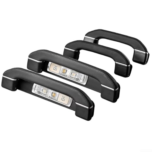 Vilgftyiet Dachhimmel Armlehne mit Leselicht aus hochwertigem Leder und Kunststoff für Mercedes Vito W447 W448 V220 V250 V260 2015-2023 (schwarz) von Vilgftyiet