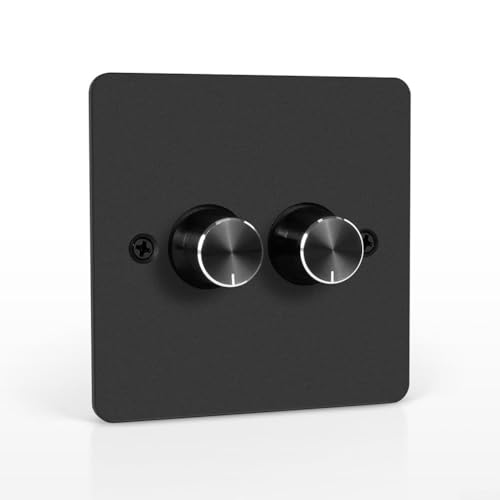 Vilgftyiet Dimmschalter für DC 12V-24V, energieeffizient mit sanftem Dimmen, einfache Verkabelung für Wohnmobile und Boote (RV-Dimmer) von Vilgftyiet