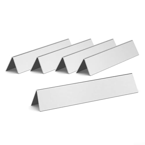 Vilgftyiet Edelstahl-Flavorizer-Bars Set von 5 für Weber für Spirit 300 Serie, 44,5 cm 17GA Grill-Heizplatten Ersatz für E310 E320 E330 2011-2016 Modelle von Vilgftyiet