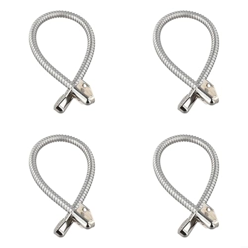 Vilgftyiet Edelstahl-Kabelschutz mit flexiblem Schwanenhals für einfache Installation, Zugangskontrollsysteme, Türsysteme (4) von Vilgftyiet