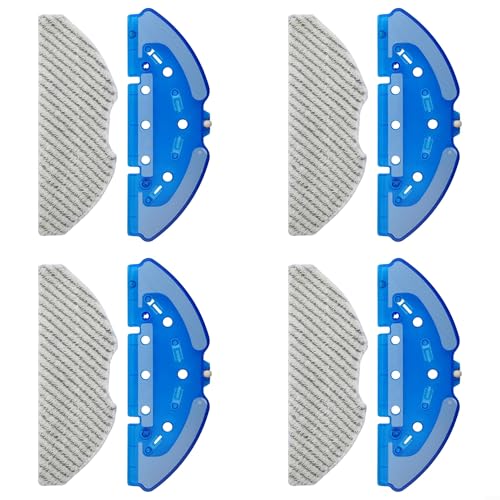 Vilgftyiet Effizientes Wischmopp-Pads und Halterungs-Set für XPLORER 75 S+ mit RR8587WH-Kompatibilität – einfach zu installierende Ersatzteile für Saugroboter (8) von Vilgftyiet