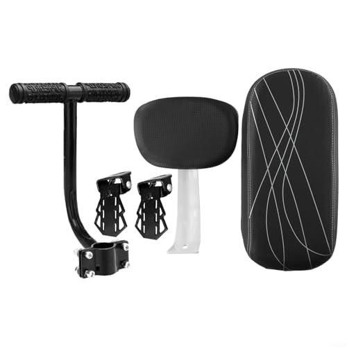 Vilgftyiet Fahrrad-Rücksitzkissen-Set mit Armlehne und Pedalen für Kinder, elastisches Schwamm-PU-Leder-Rücksitzpolster mit Sicherheits-Handlaufstütze, allgemeines Fahrradzubehör 33,5 x 15,7 cm Vilgftyiet Fahrrad-Rücksitzkissen-Set mit Armlehne und Pedalen für Kinder, elastisches Schwamm-PU-Leder-Rücksitzpolster mit Sicherheits-Handlaufstütze, allgemeines Fahrradzubehör 33,5 x 15,7 cm von Vilgftyiet