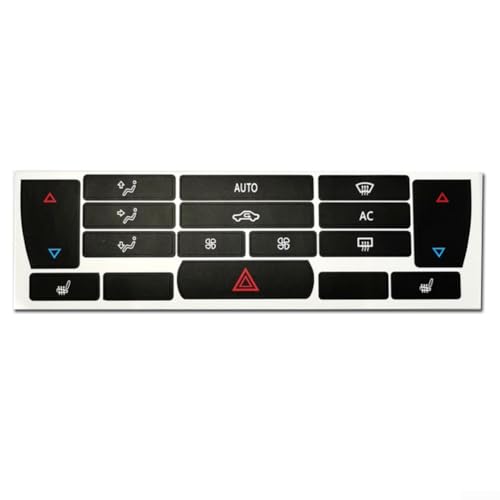 Vilgftyiet Für SAAB 9–3 AC Button Repair Aufkleber 2003–2007 verbessern die Kontrollfunktionalität mit verbesserter Sichtbarkeit Vilgftyiet Für SAAB 9–3 AC Button Repair Aufkleber 2003–2007 verbessern die Kontrollfunktionalität mit verbesserter Sichtbarkeit von Vilgftyiet