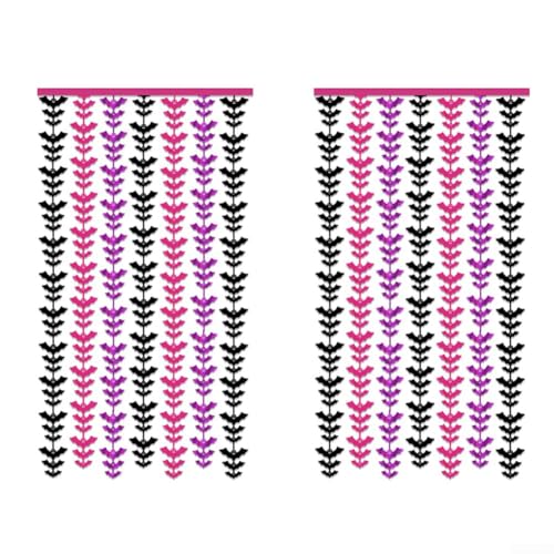 Vilgftyiet Halloween-Quasten-Vorhänge aus Aluminiumfolie mit glänzenden metallischen Fransensträngen, einfache Installation für Partywände, perfekt für Halloween und Thanksgiving-Dekorationen Vilgftyiet Halloween-Quasten-Vorhänge aus Aluminiumfolie mit glänzenden metallischen Fransensträngen, einfache Installation für Partywände, perfekt für Halloween und Thanksgiving-Dekorationen von Vilgftyiet