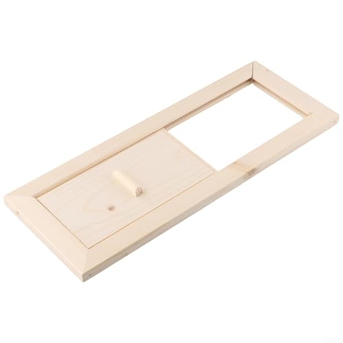 Vilgftyiet Holz-Dampfraum-Lüftungsklappe, verstellbares Luftstrom-Kontrollventil, Sauna-Fenster-Entlüftungssystem mit glatter Oberfläche, für Innenbereich, Spa, Badehaus, 34 x 13 cm Vilgftyiet Holz-Dampfraum-Lüftungsklappe, verstellbares Luftstrom-Kontrollventil, Sauna-Fenster-Entlüftungssystem mit glatter Oberfläche, für Innenbereich, Spa, Badehaus, 34 x 13 cm von Vilgftyiet