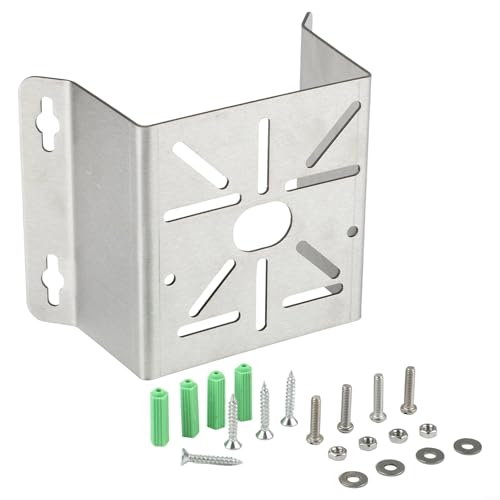 Vilgftyiet Kompakte Eckhalterung aus Edelstahl für Überwachungskameras und Solarmodul, platzsparendes Design, wetterbeständig und sichere Installation (1) von Vilgftyiet