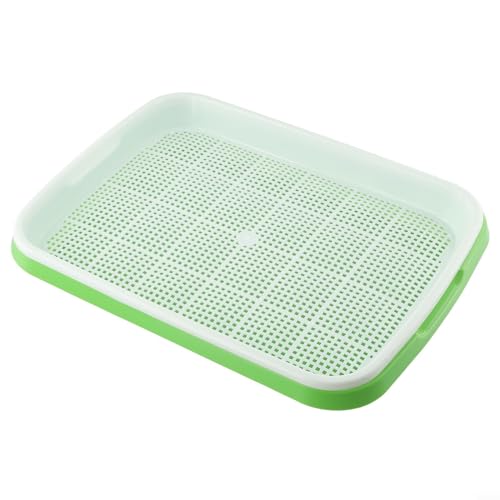 Vilgftyiet Microgreens Sprouter Tray – Hydrokultur-Keimschalen für Sprossen-Gartenbau-Hydrokultur-Systeme – ideal für Gartenbau und Topfpflanzenanbau (1 Stück) von Vilgftyiet