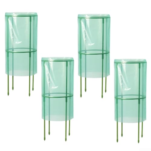 Vilgftyiet Multifunktionales Pflanzenschutzkäfig-Set für Gemüse und Sträucher, Wind- und Insektenschutz mit Faserrohrrahmen, wiederverwendbarer Gartenschutz für Tomaten, 2 oder 4 Stück (4 Stück) Vilgftyiet Multifunktionales Pflanzenschutzkäfig-Set für Gemüse und Sträucher, Wind- und Insektenschutz mit Faserrohrrahmen, wiederverwendbarer Gartenschutz für Tomaten, 2 oder 4 Stück (4 Stück) von Vilgftyiet