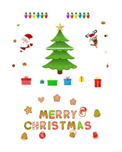 Vilgftyiet Niedlicher magnetischer Weihnachtsbaumschmuck aus Kunstharz mit Rentier und Weihnachtsmann-Geschenkbox, festliche Kühlschrankmagnete für Kühlschrank, Briefkasten, Haustür, Auto, Verwendung Vilgftyiet Niedlicher magnetischer Weihnachtsbaumschmuck aus Kunstharz mit Rentier und Weihnachtsmann-Geschenkbox, festliche Kühlschrankmagnete für Kühlschrank, Briefkasten, Haustür, Auto, Verwendung von Vilgftyiet