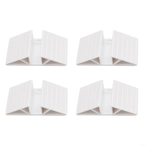 Vilgftyiet Pet Gate Verstärkung Stützfüße, PP-Kunststoff, dreieckige Halterungen mit selbstklebender Unterseite für Stabilität, passend für Hundebarrieren aus Holz und Sicherheitstüren im Innenbereich Vilgftyiet Pet Gate Verstärkung Stützfüße, PP-Kunststoff, dreieckige Halterungen mit selbstklebender Unterseite für Stabilität, passend für Hundebarrieren aus Holz und Sicherheitstüren im Innenbereich von Vilgftyiet