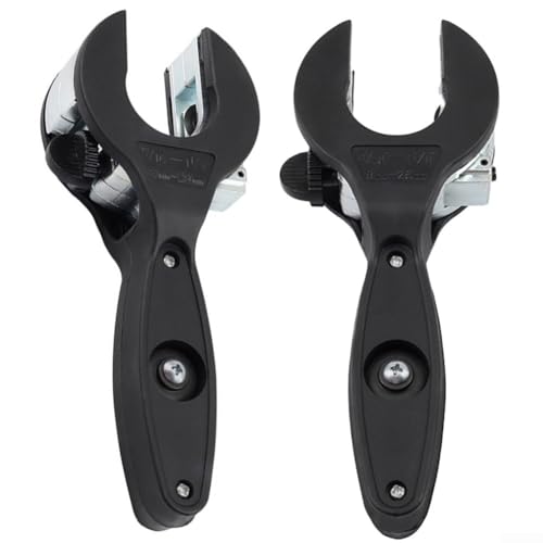 Vilgftyiet Ratschen-Rohrschneider-Set für Metallrohre, schnelles, effizientes Schneiden, Edelstahl, Kupfer, Aluminium, einfache Bedienung in engen Räumen (A) von Vilgftyiet