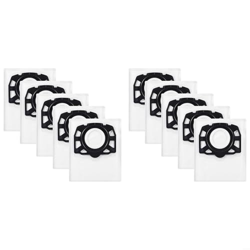 Vilgftyiet Staubsaugerbeutel für verbesserte Reinigungseffizienz und -leistung für Kärcher WD 2-18 Staubsauger (10) von Vilgftyiet