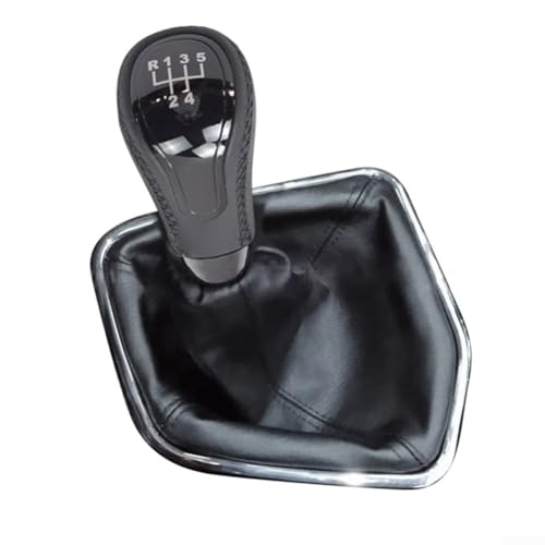 Vilgftyiet Staubschutz für Schalthebel 2172-5109070 ABS-Leder-Ersatzmanschette kompatibel für Lada 2 Restyling für VAZ 21704 21724 schwarze Naht für Auto-Innen-Upgrade und Schutz (schwarze Linie) von Vilgftyiet